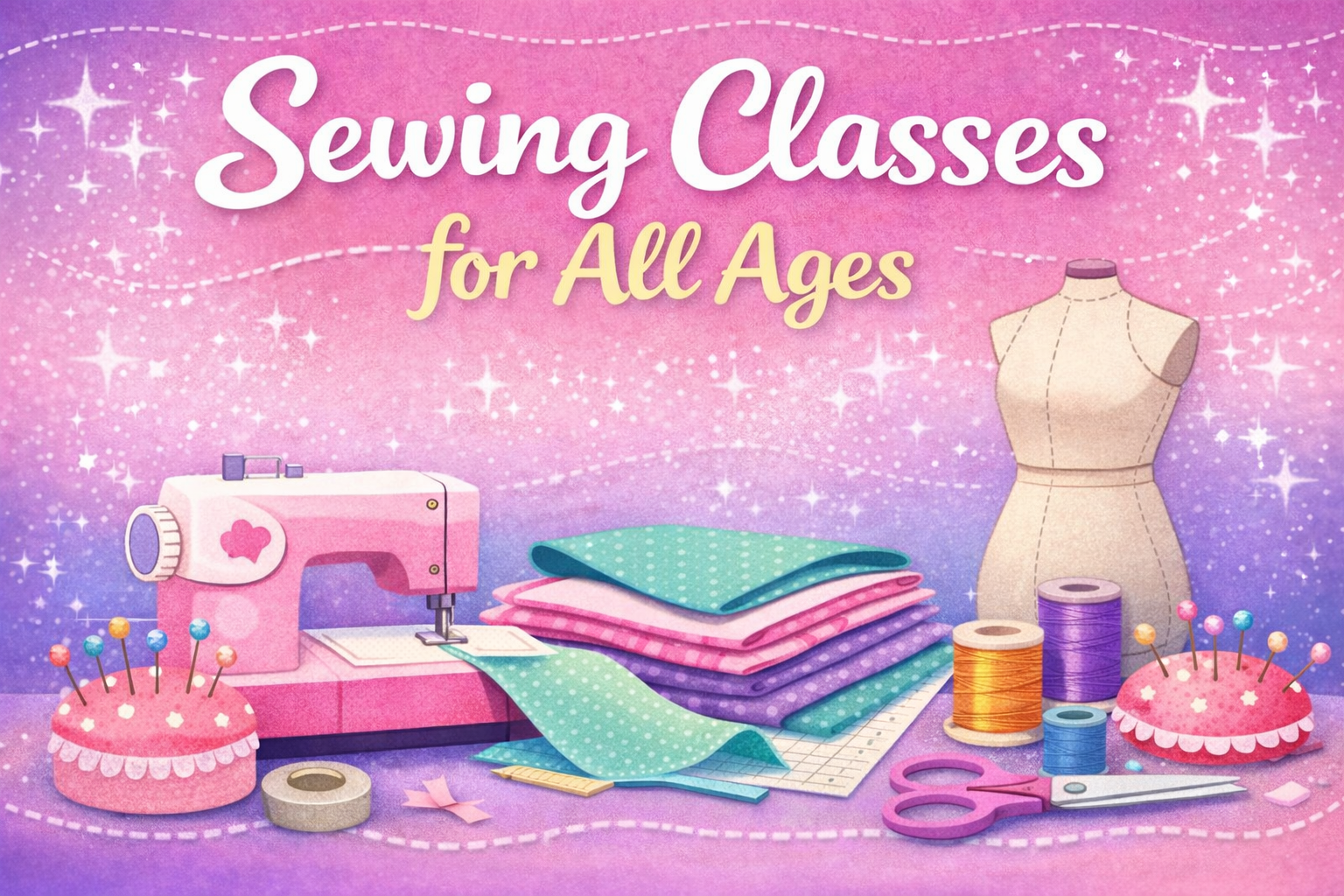 Learn to Sew Classes – Garner Sewing Room