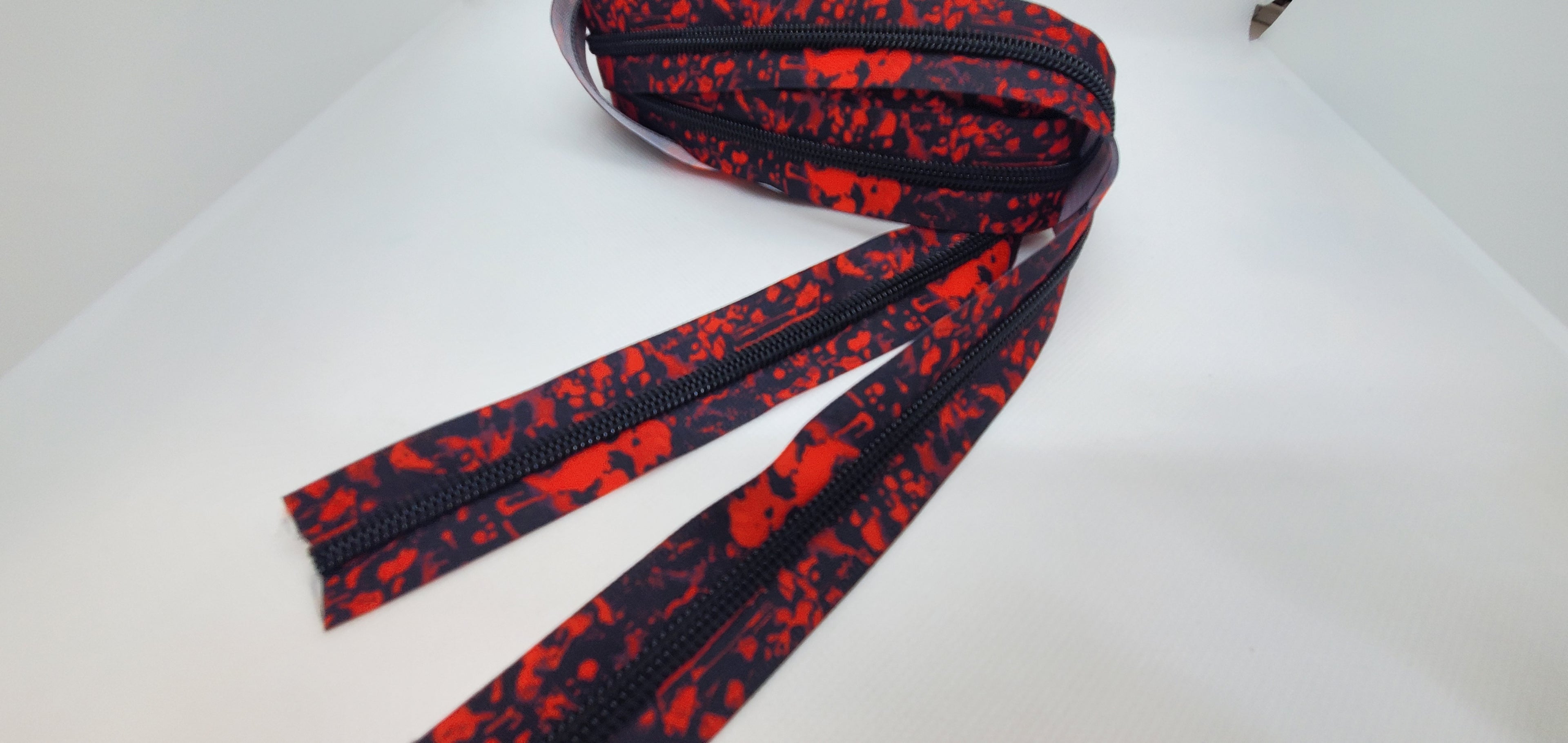 Blood splattered #5 zipper tape