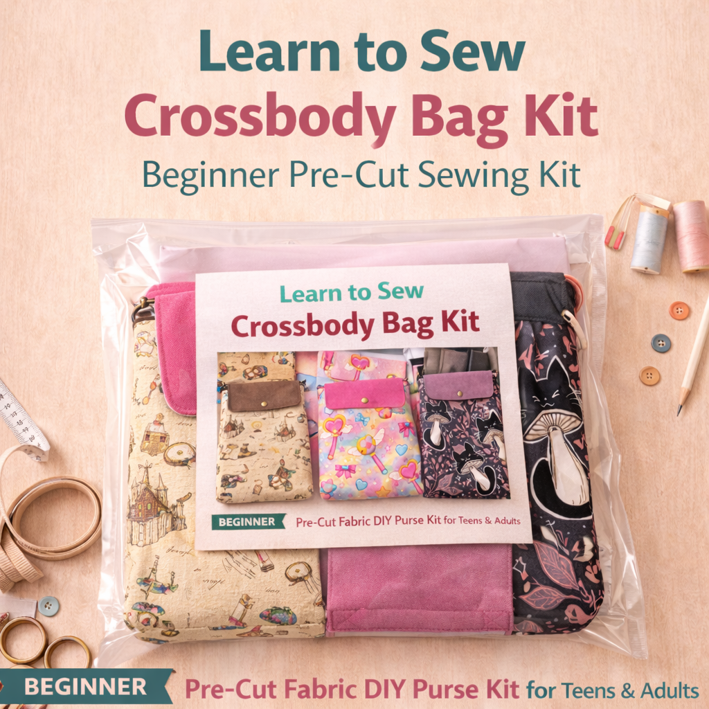 Fabric Options Fabric print pre-cutbag making kit