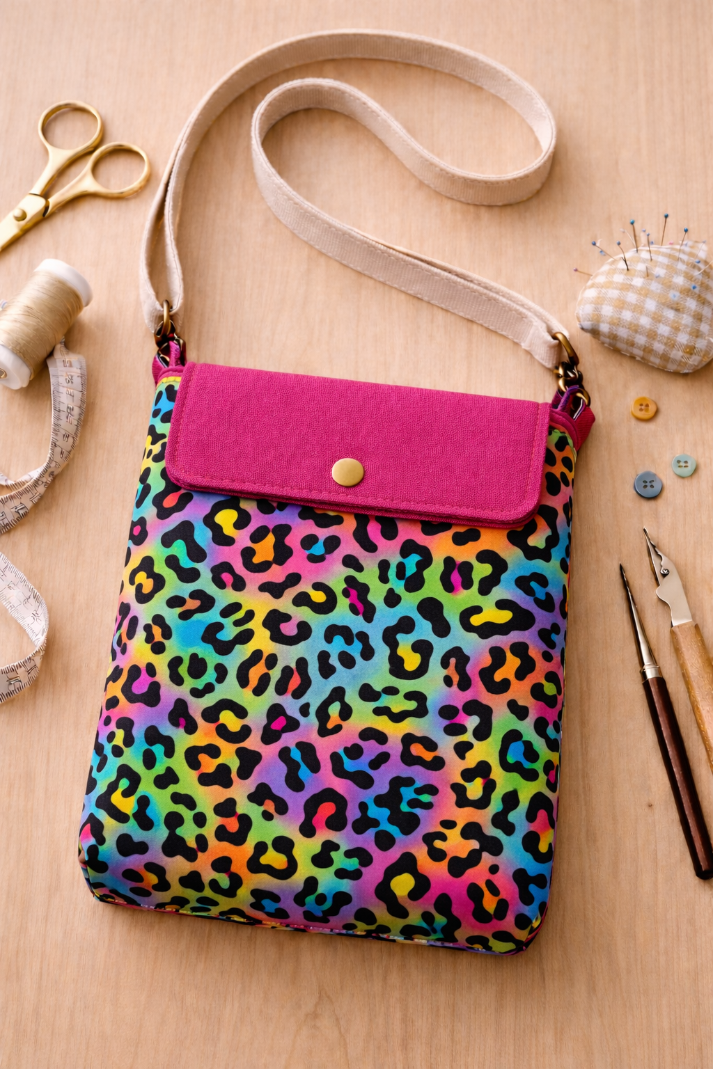 Crossbody Pre-Cut Kit - Skill Building Sewing Project