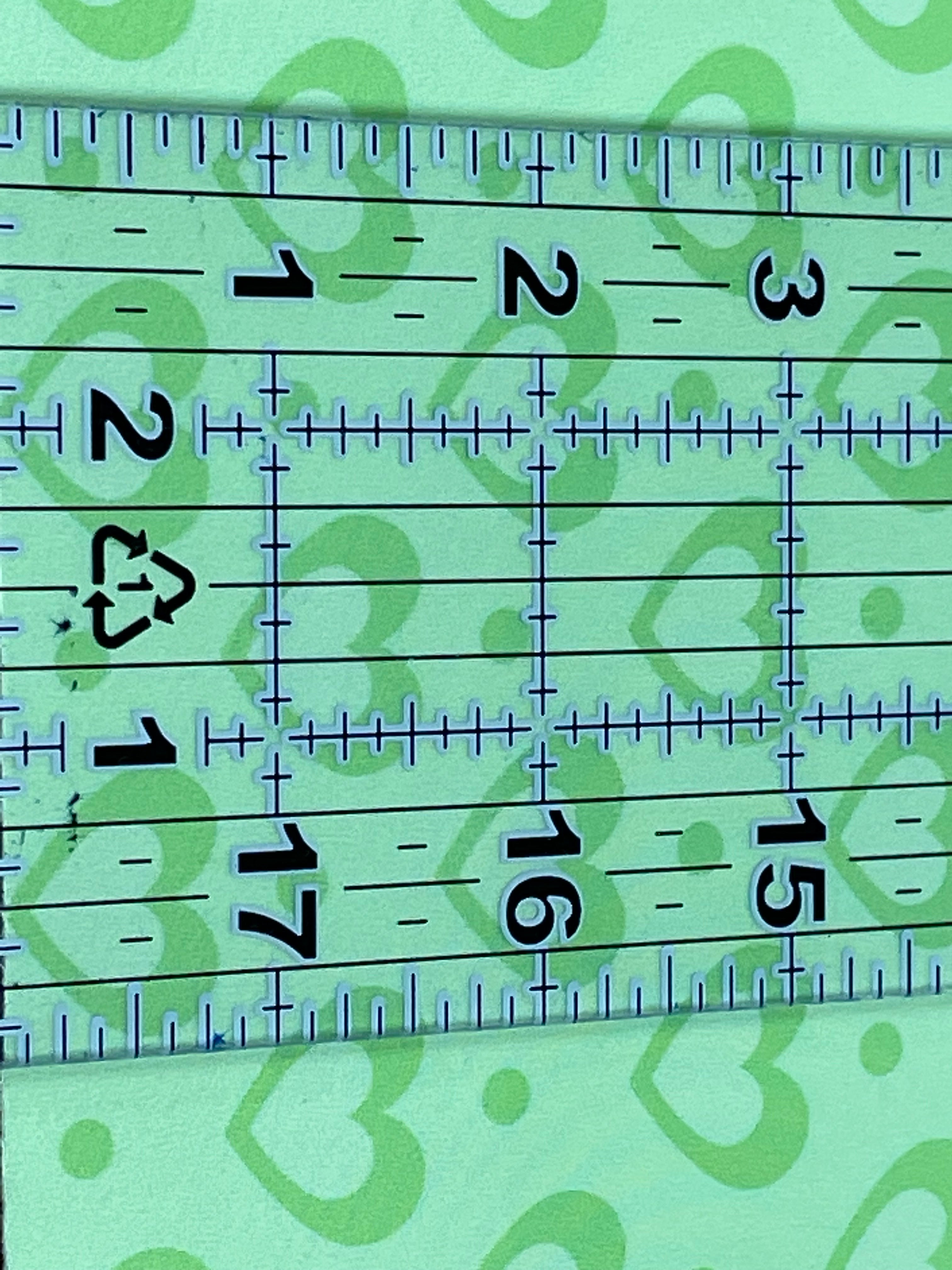 Green Candy Hearts 12"x54" Lux Poly