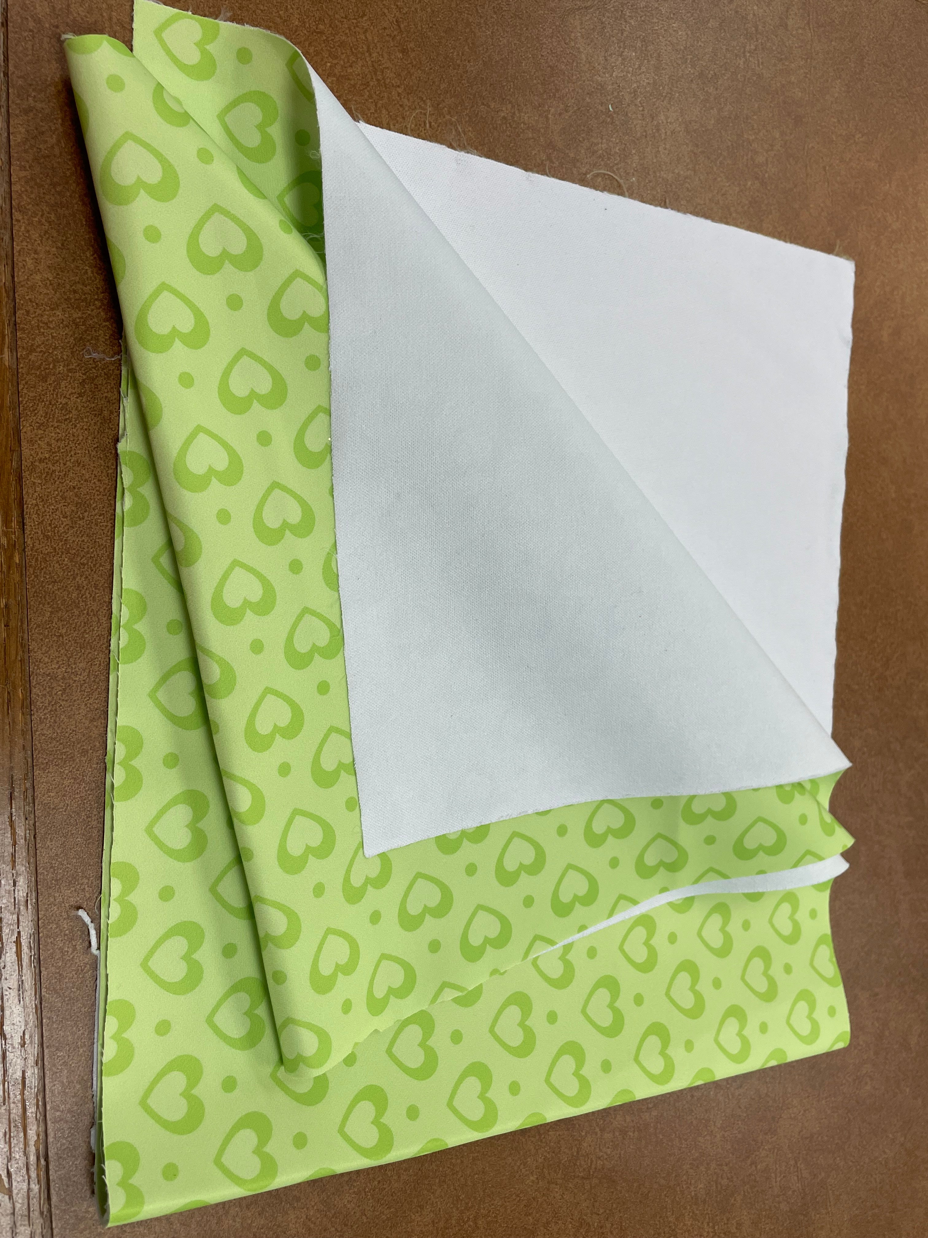 Green Candy Hearts 12"x54" Lux Poly