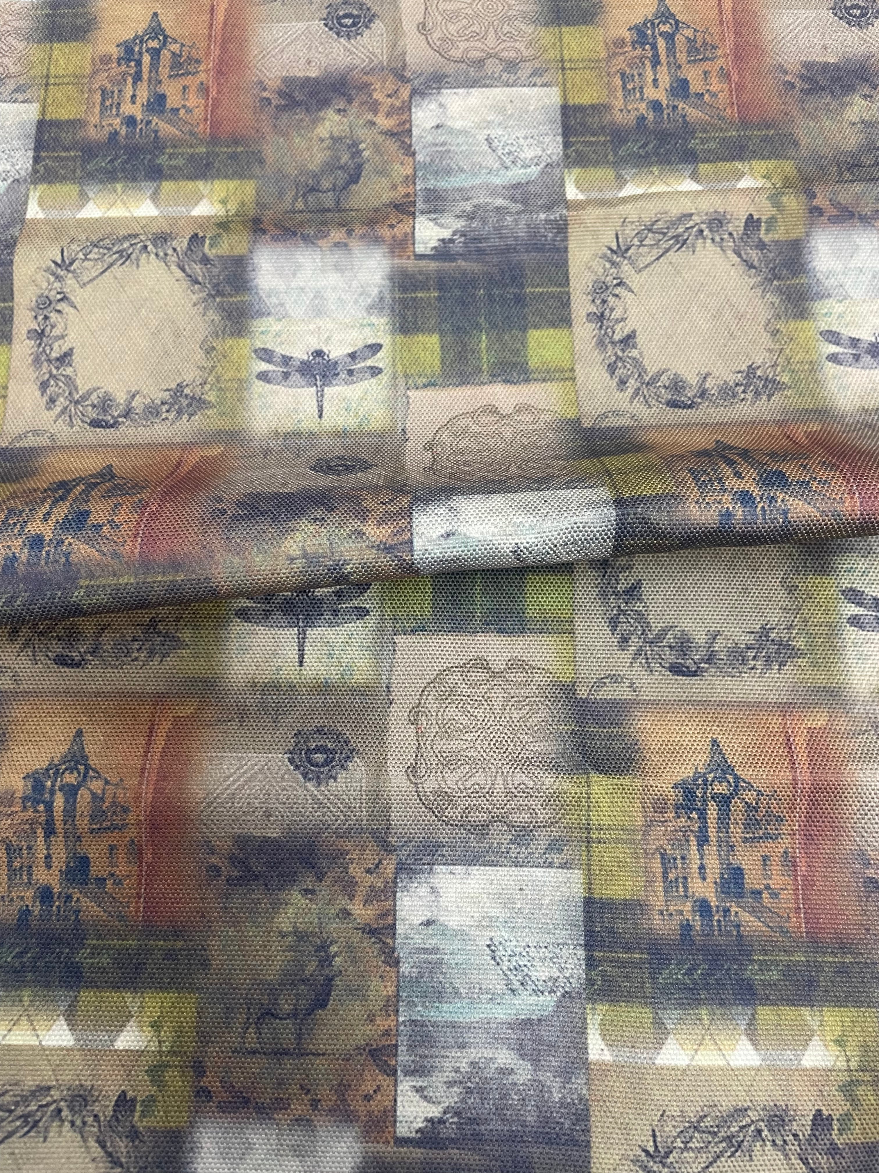 Scotland Countryside Fabric