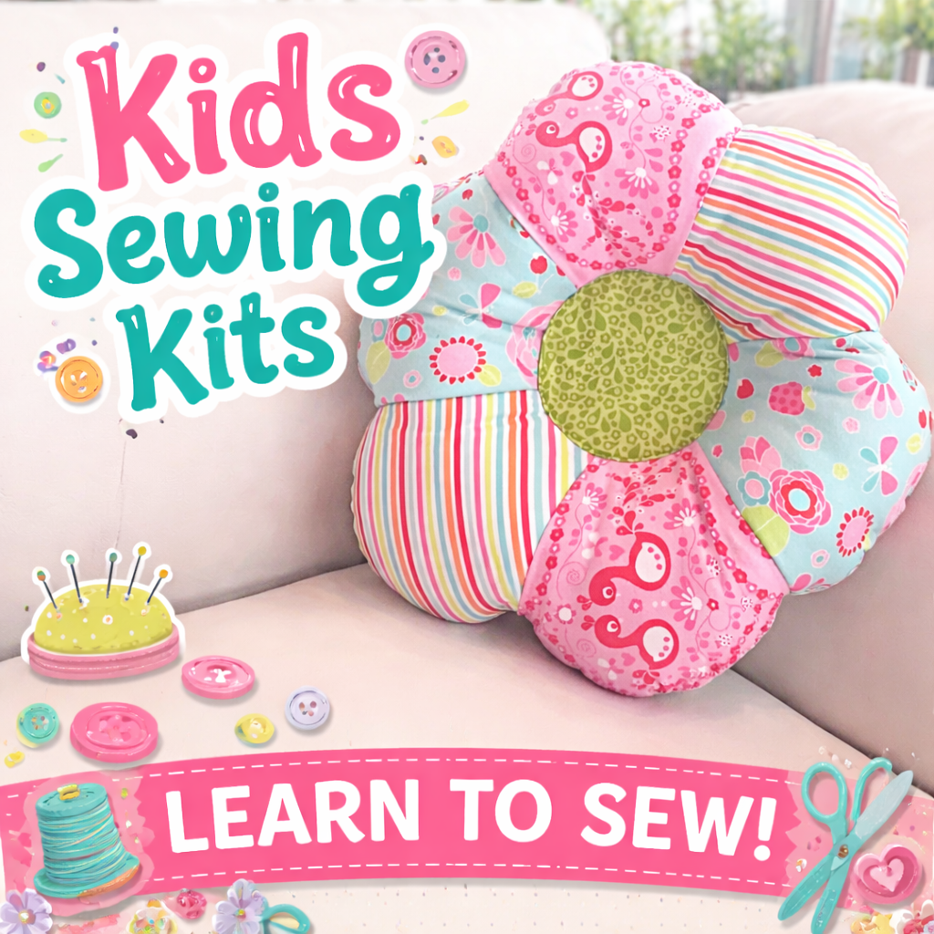 Flower Pillow Sewing Kit – A Bright & Skill Building Project