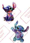 DTF (Direct Transfer Film) Stitch 626 Character