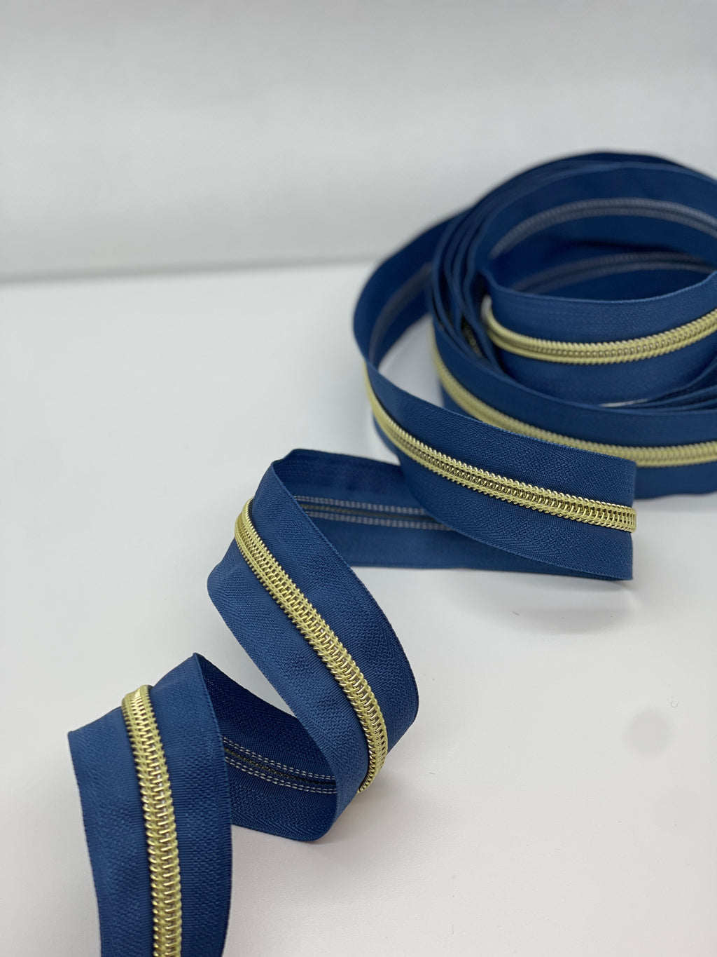 #5 ZIPPER TAPE BY THE YARD | Gold
