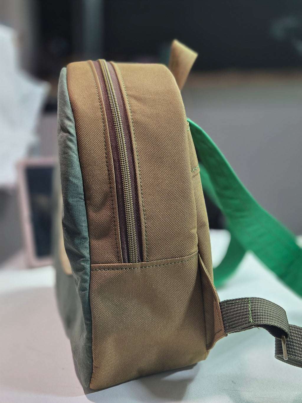 Present Moon hand embroider backpack