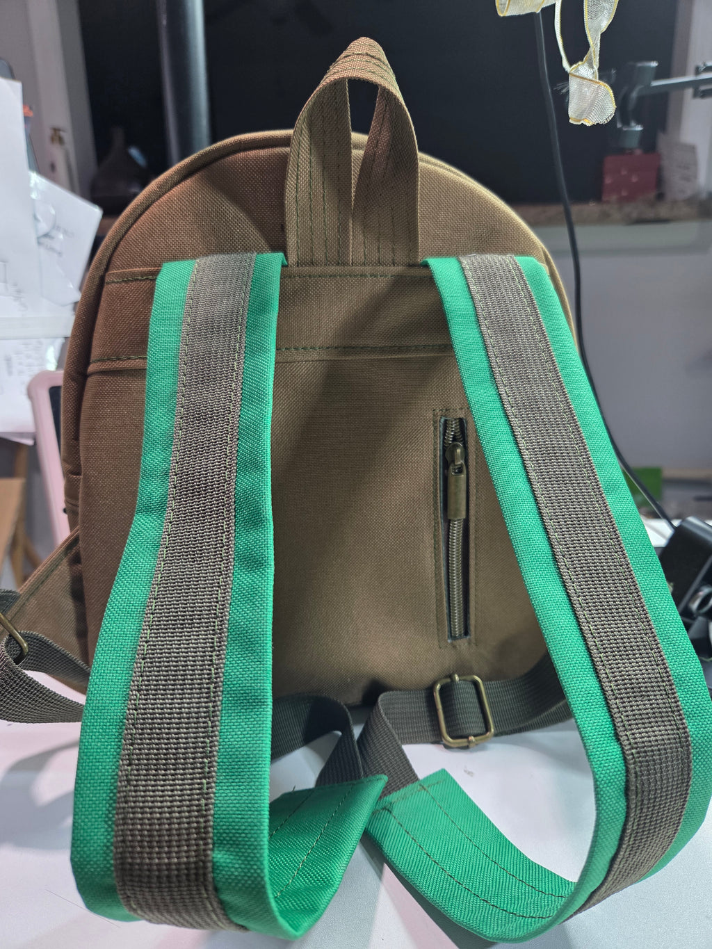 Present Moon hand embroider backpack