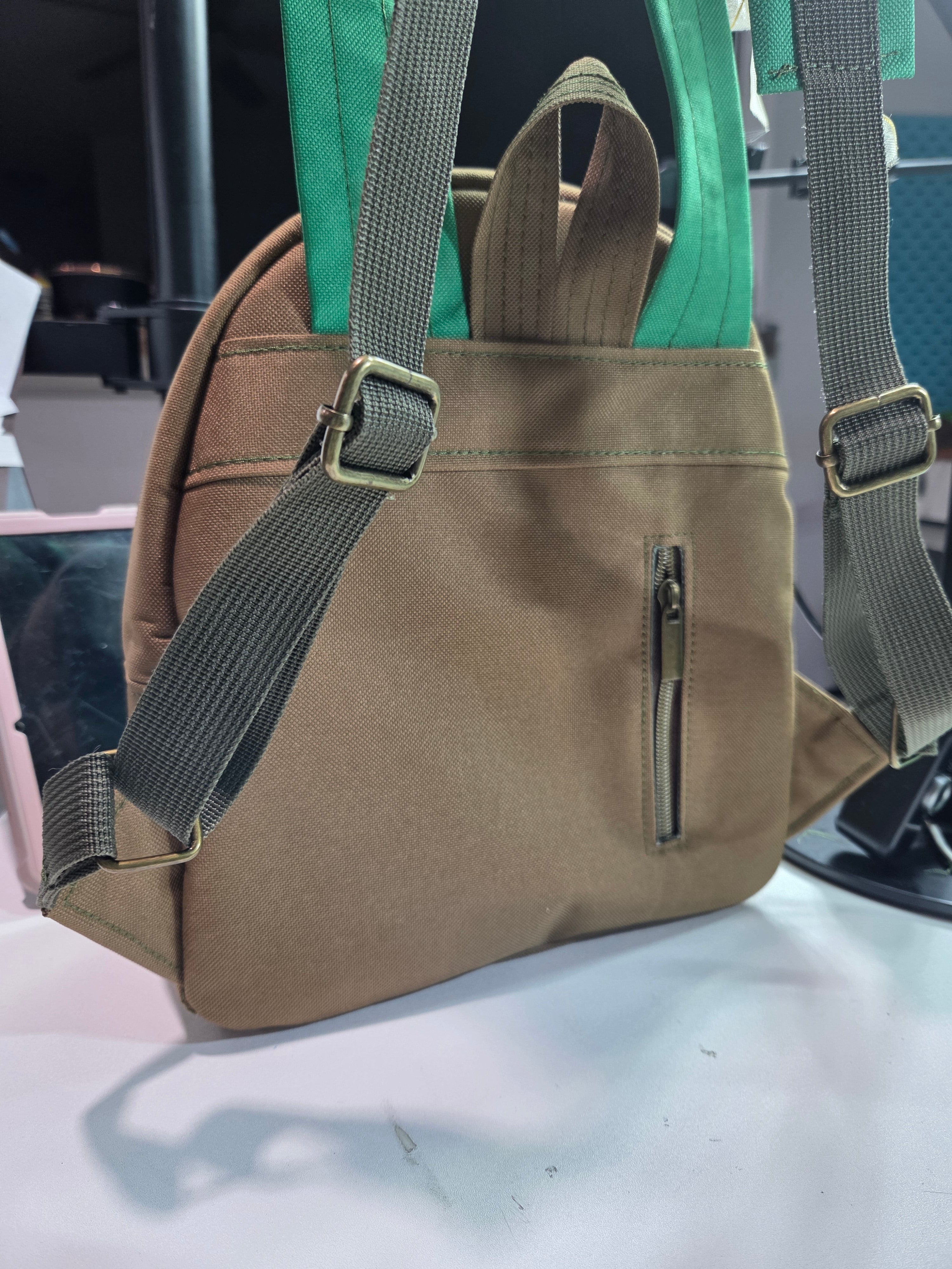 Present Moon hand embroider backpack