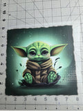 Baby Yoda DTF transfer