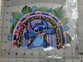Tropical Rainbow Stitch DTF transfer