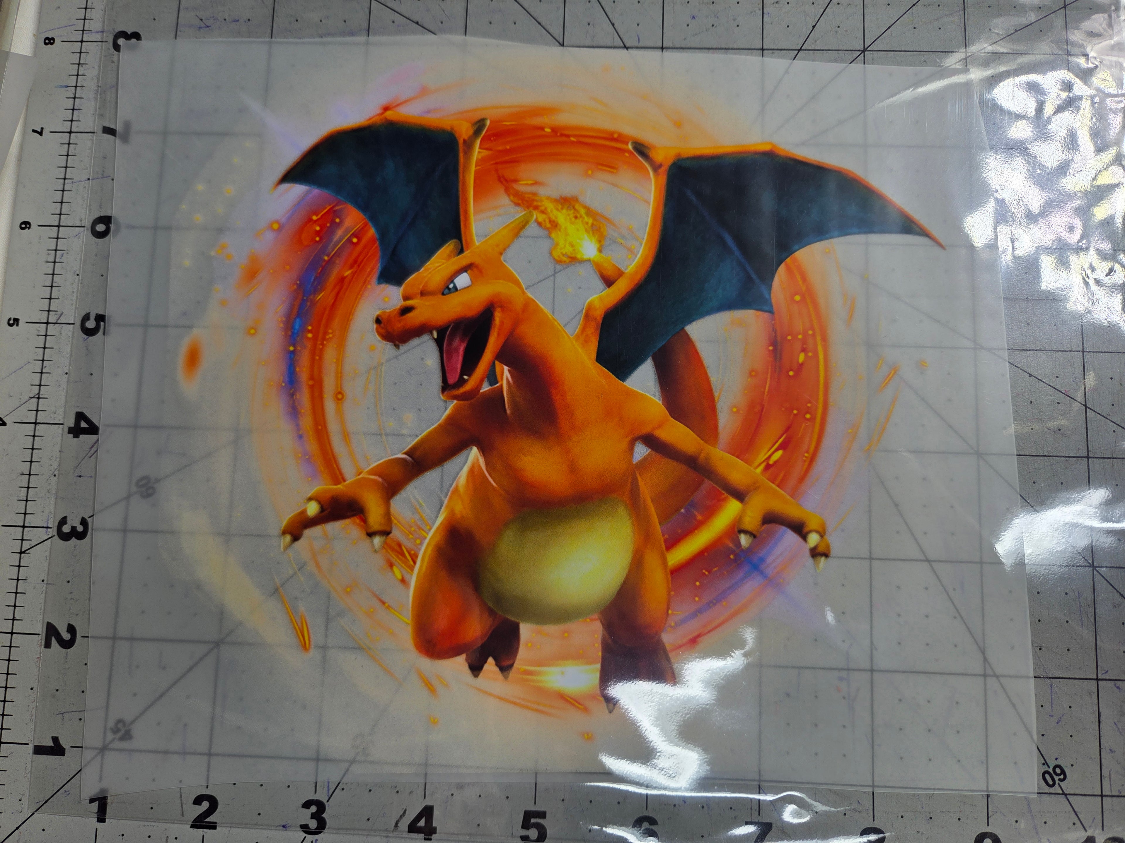Charmander Pokémon DTF transfer