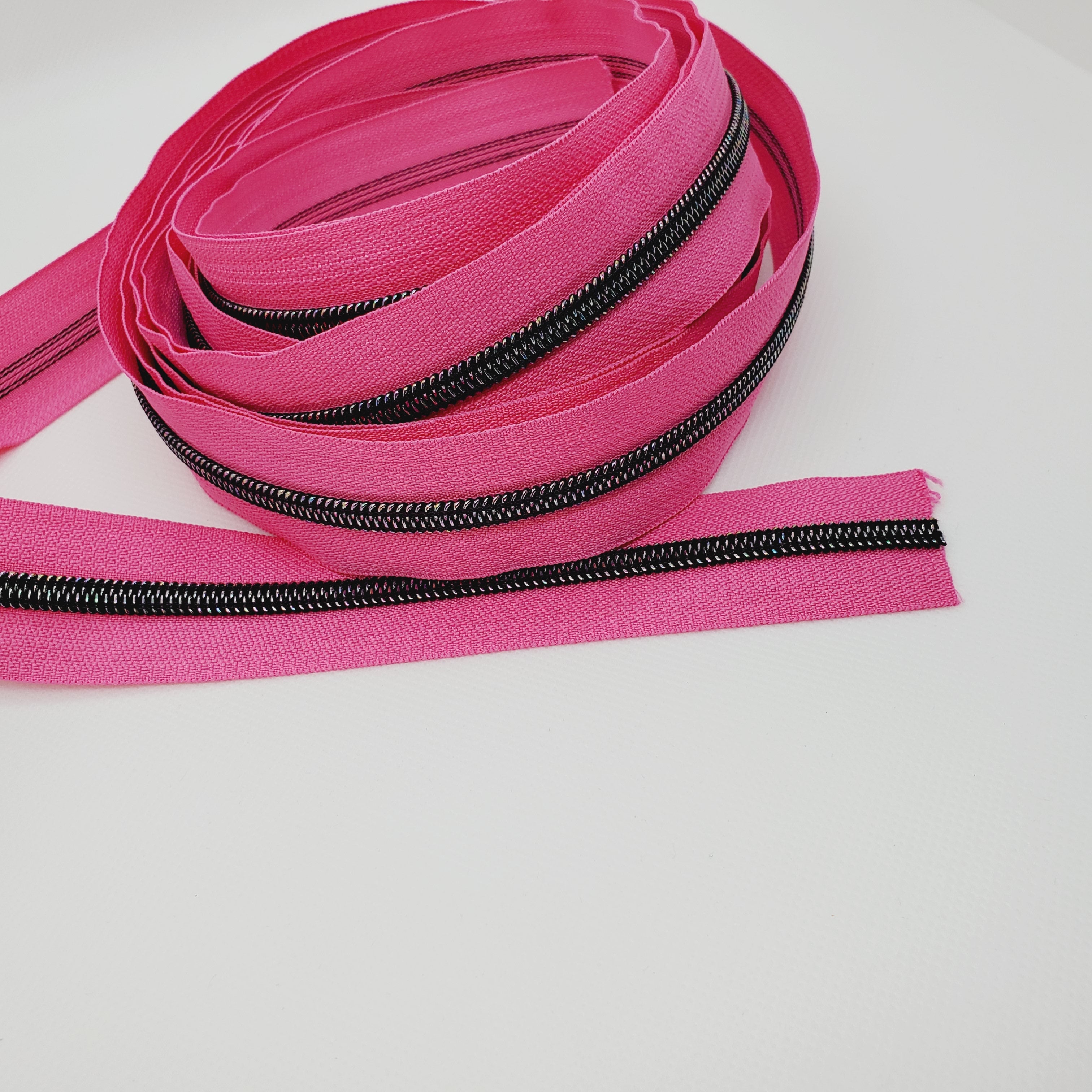 #5 MIDNIGHT RAINBOW ZIPPER TAPE BY THE YARD | 3 Colors