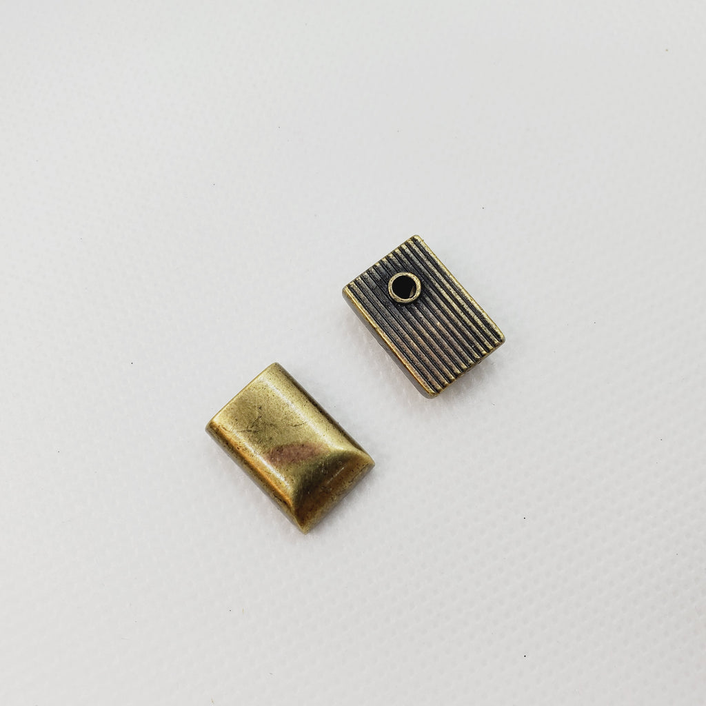 Zipper End Hardware 2pk